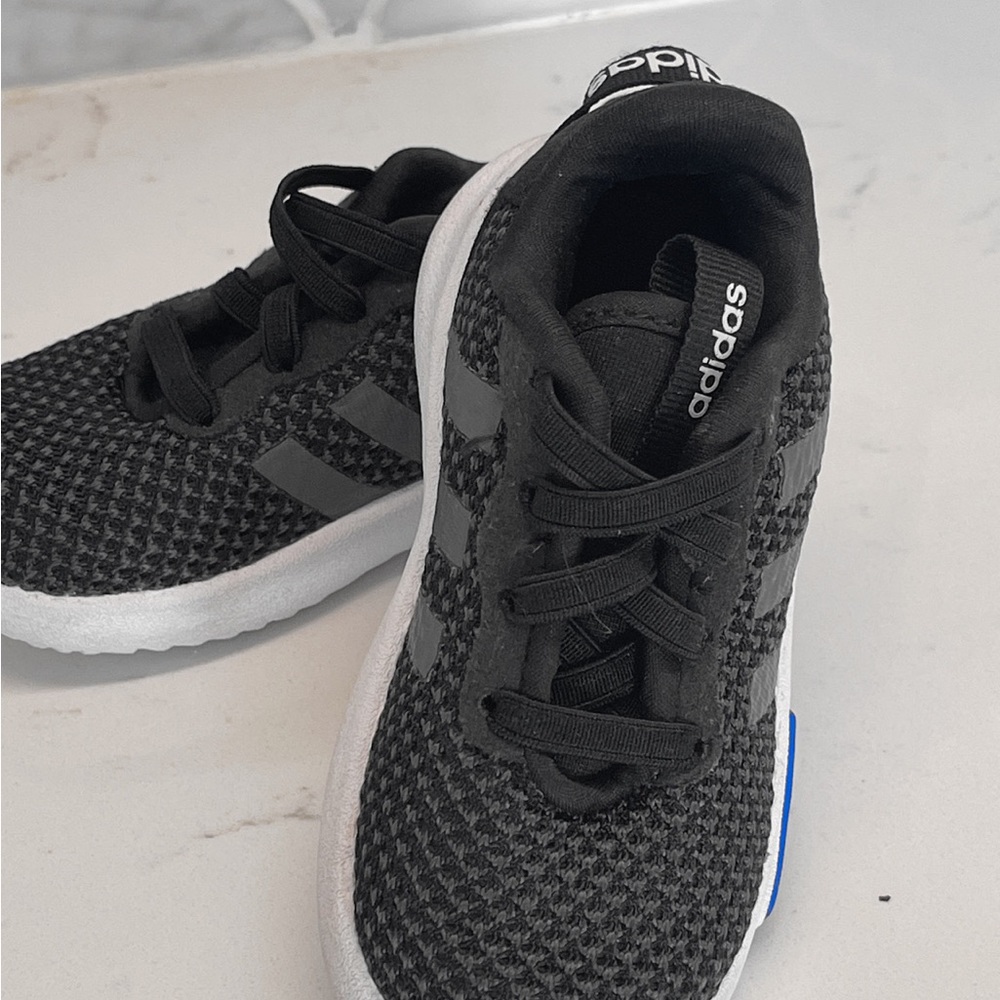 Adidas Baby Boys Racer Tr 2.0 Running Shoe Black/White/Grey size 5